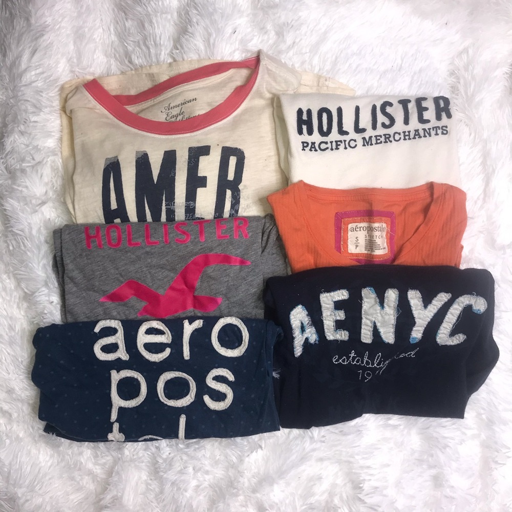 Bundle of 6 Small graphic tees